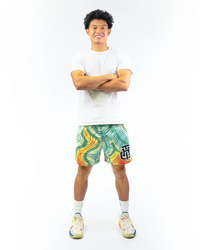 ELEVATION GREEN SHORTS