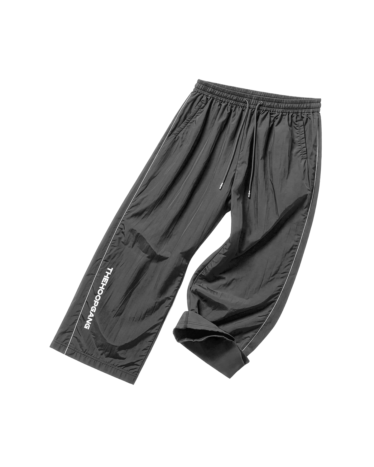 DARK GREY CROPPED TRACKPANTS