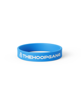 Blue Basic wristband, side view
