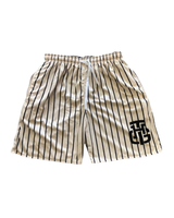 BLACK AND CREAM SHORTS