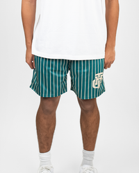 CREAM AND GREEN SHORTS