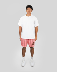 MOCHA AND PINK SHORTS