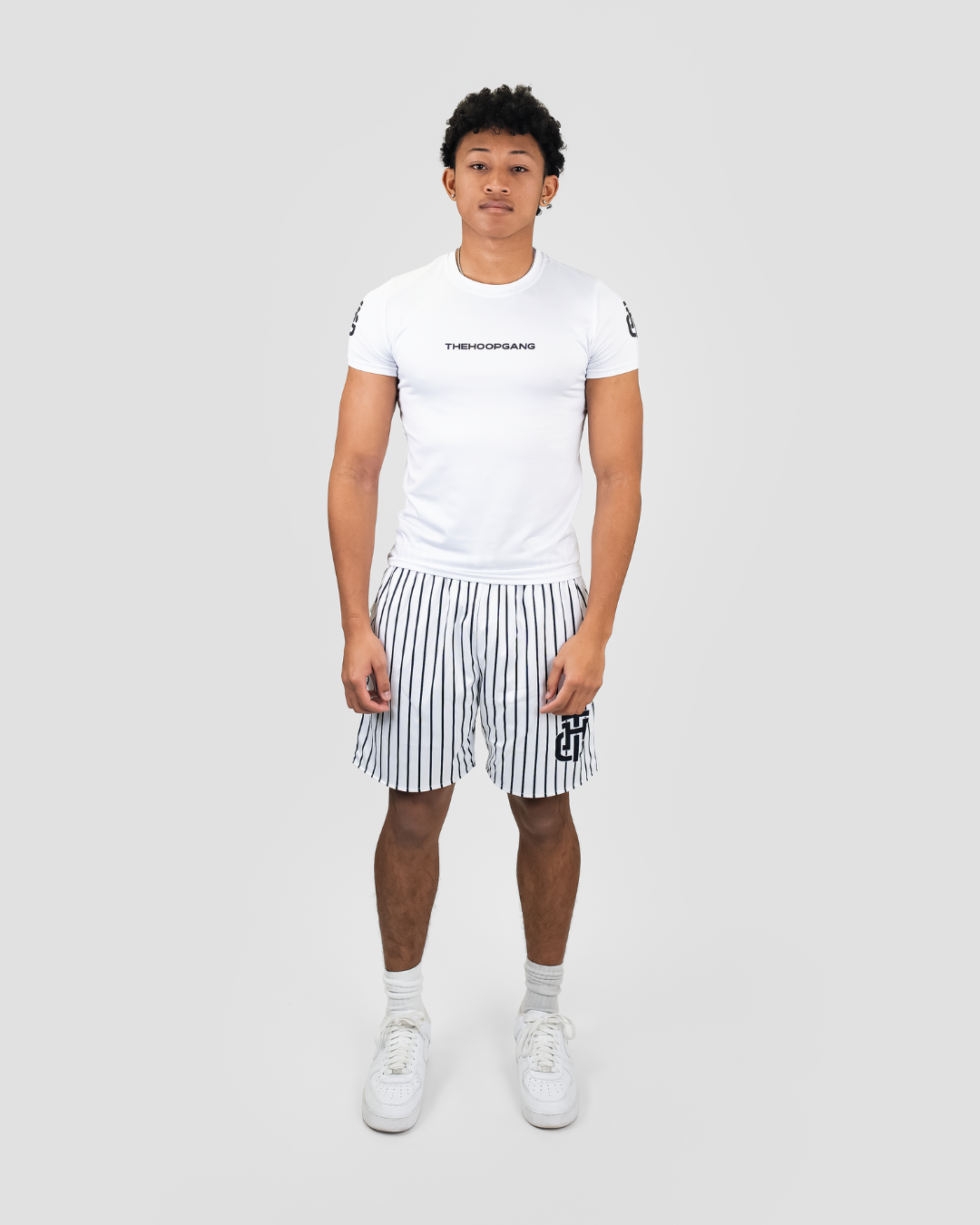 THG WHITE COMPRESSION SHIRT