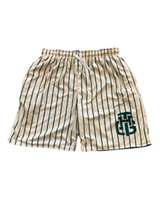 CREAM AND GREEN SHORTS