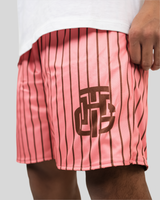 MOCHA AND PINK SHORTS