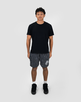 BLACK AND WHITE SHORTS