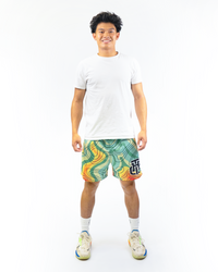 ELEVATION GREEN SHORTS