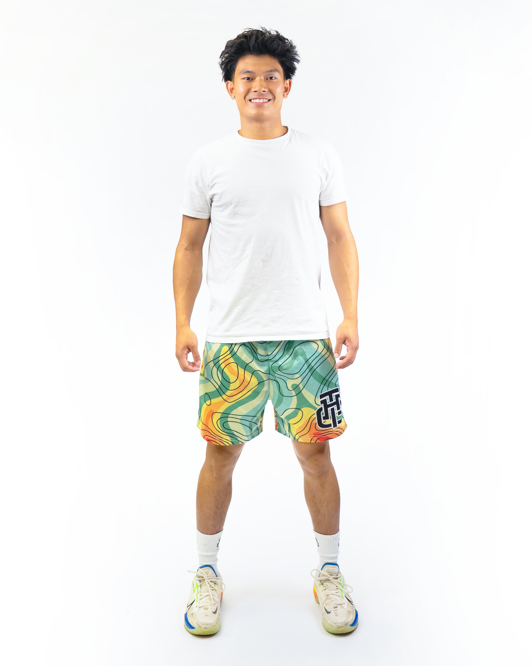 ELEVATION GREEN SHORTS