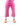 PINK WASH CROPPED SWEATPANTS