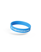 Blue Basic wristband, front view