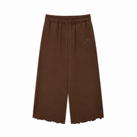 MOCHA BASIC CROPPED SWEATPANTS