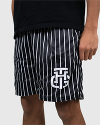 BLACK AND WHITE SHORTS