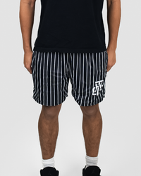BLACK AND WHITE SHORTS