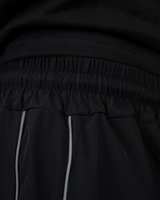 BLACK CROPPED TRACKPANTS