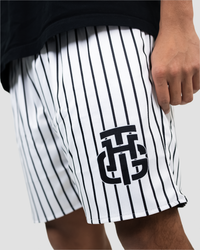 BLACK AND WHITE SHORTS