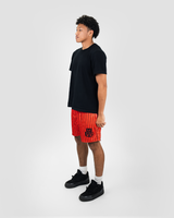 RED AND BLACK SHORTS