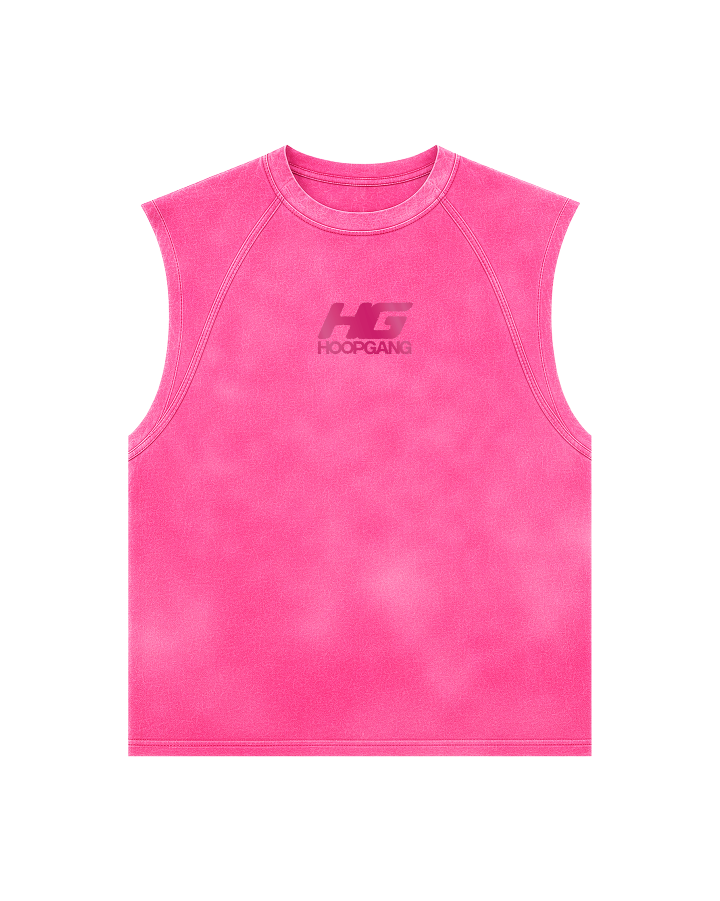 PINK WASH SLEEVELESS SHIRT