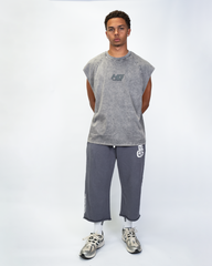 THG DARK GREY CROPPED SWEATPANTS