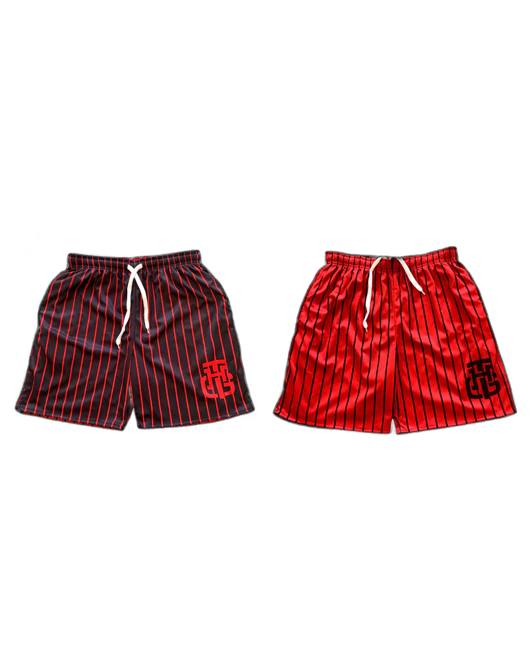 RED AND BLACK SHORTS