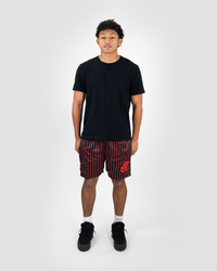 RED AND BLACK SHORTS