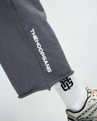THG DARK GREY CROPPED SWEATPANTS