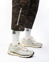 DARK CAMO CROPPED SWEATPANTS