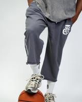 THG DARK GREY CROPPED SWEATPANTS