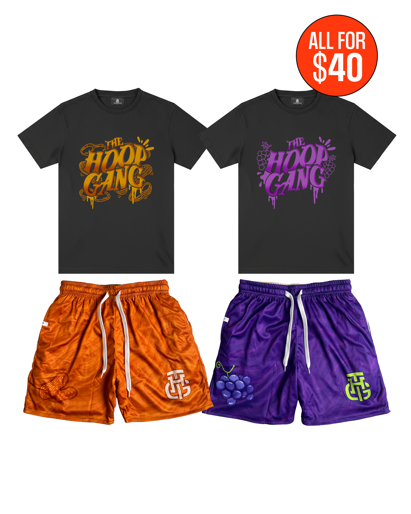 PB&J YOUTH COLLECTION SHIRT AND SHORT