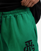 THG GREEN CROPPED SWEATPANTS