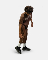 THG MOCHA CROPPED SWEATPANTS