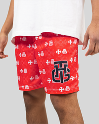 CHARM RED SHORTS