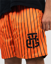 ORANGE AND BLACK SHORTS