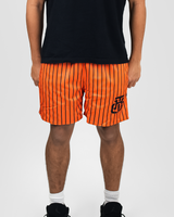 ORANGE AND BLACK SHORTS