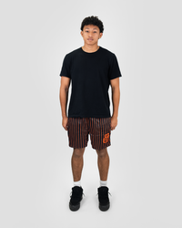 ORANGE AND BLACK SHORTS