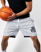 BLACK AND WHITE SHORTS