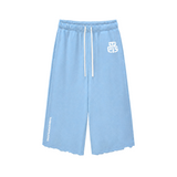 THG LIGHT BLUE CROPPED SWEATPANTS