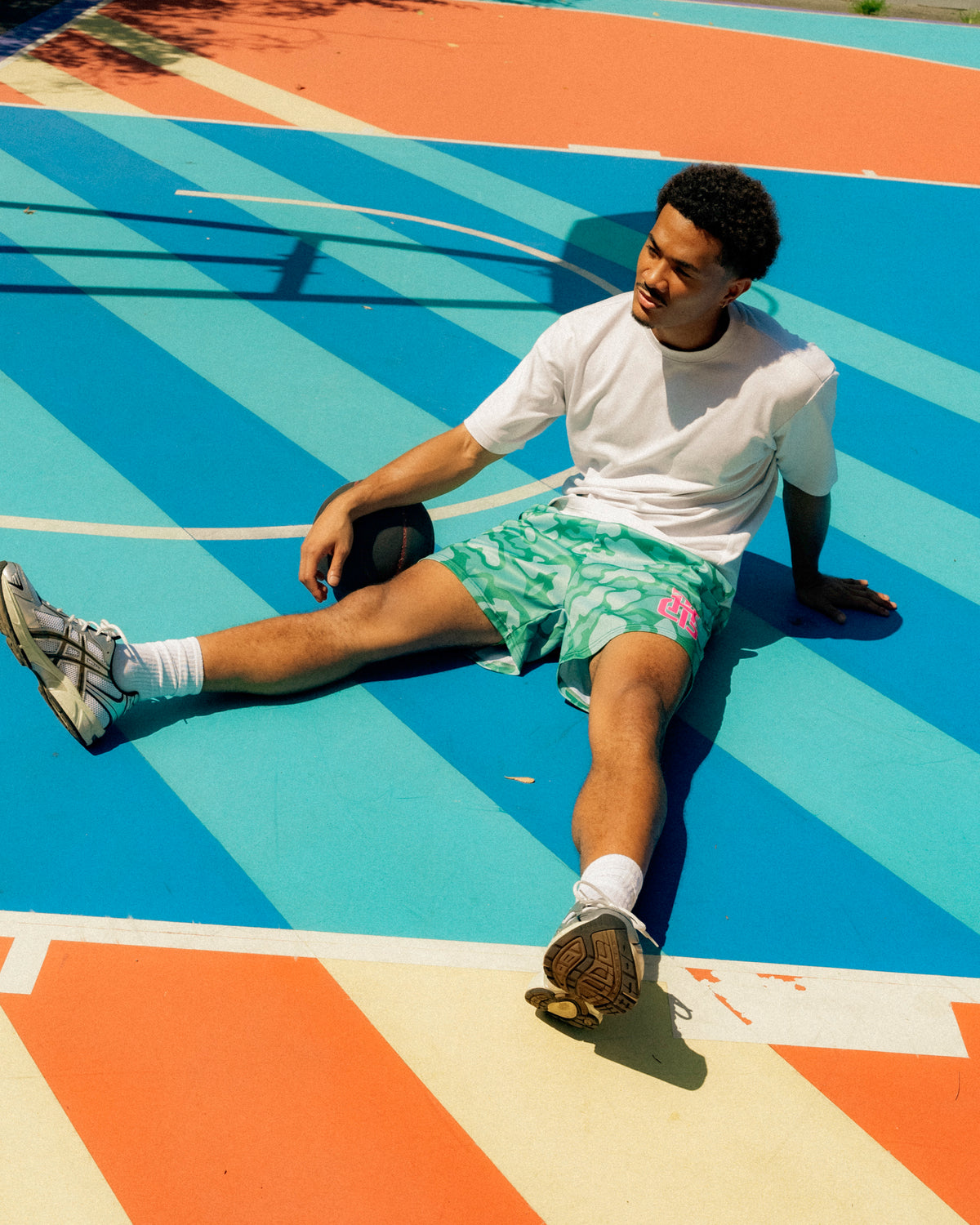 GREEN CLOUD SHORTS