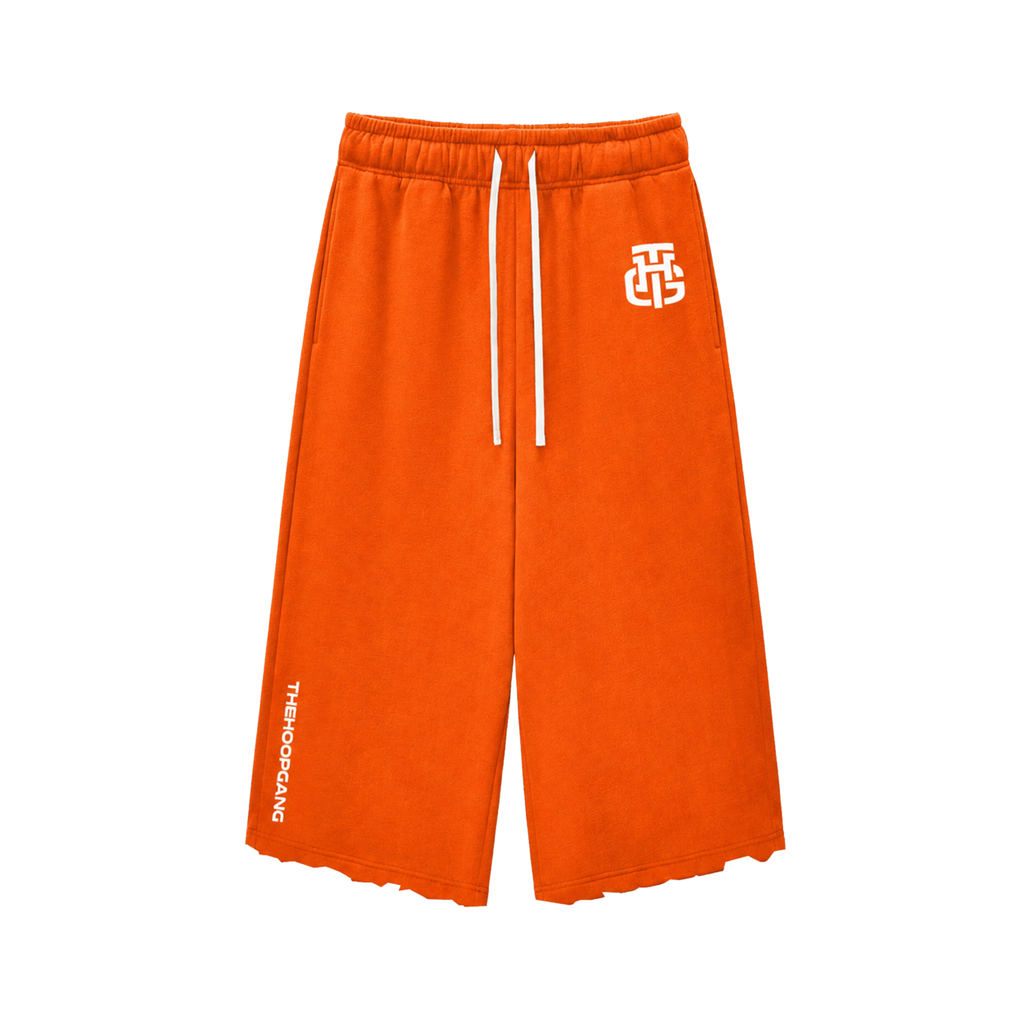 THG ORANGE CROPPED SWEATPANTS