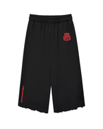 THG RED CROPPED SWEATPANTS