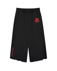 THG RED CROPPED SWEATPANTS