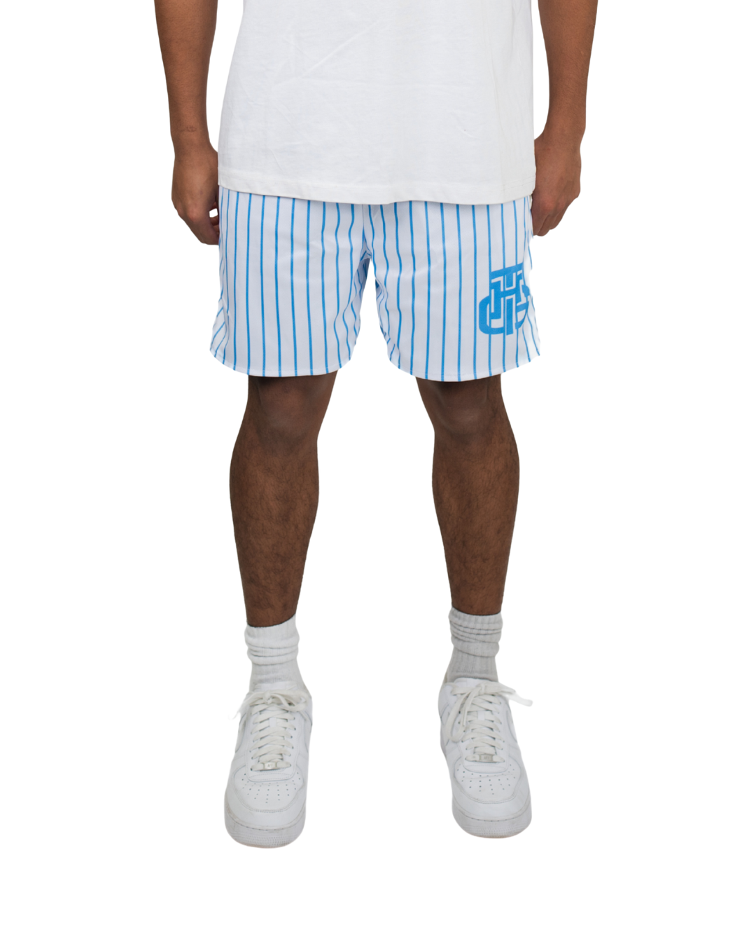 WHITE AND BLUE