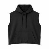 BASIC SLEEVELESS HOODIE