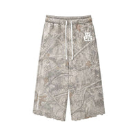 CAMO CROPPED SWEATPANTS