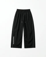 Black Cropped Trackpants flatlay