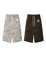 Camo Cropped Sweatpants Pack of 2 flatlay