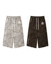 Camo Cropped Sweatpants Pack of 2 flatlay